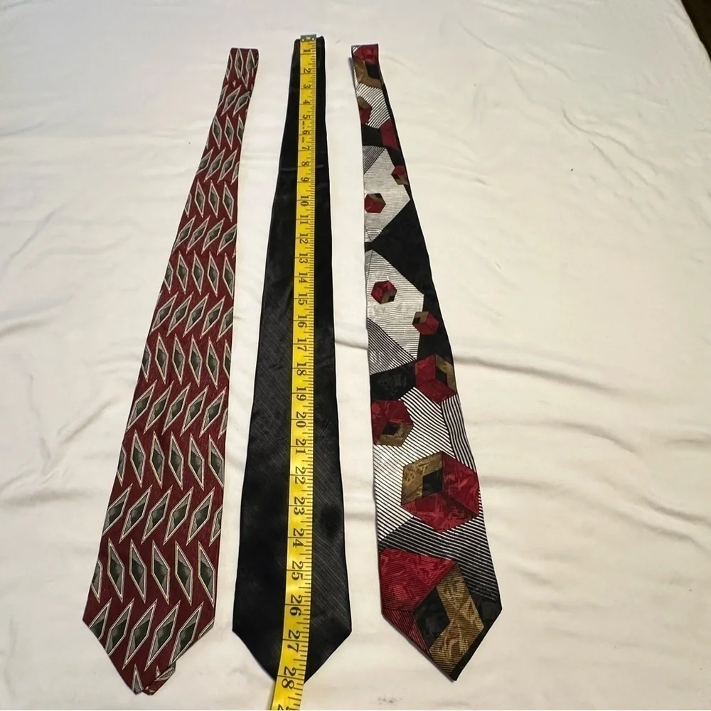 George Machado Tie Bundle Eclectic Grandpa Style Measurements in photos